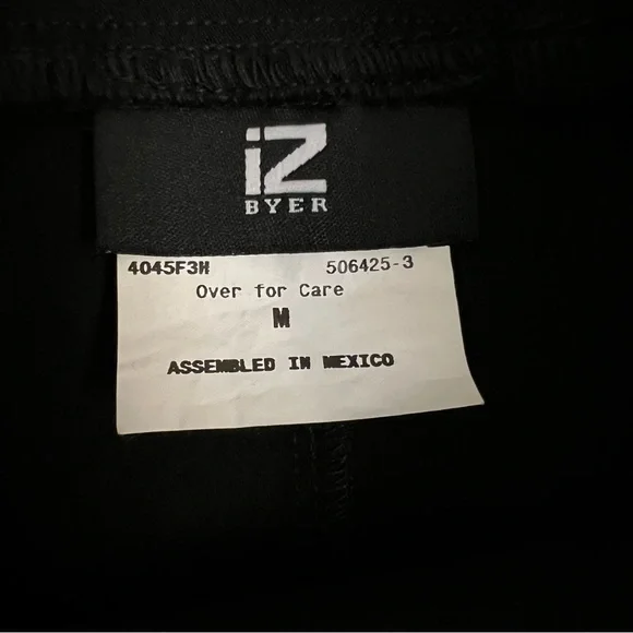 IZ BEYER Stretch High Waisted Pencil Skirt-Black - Picture 6 of 8